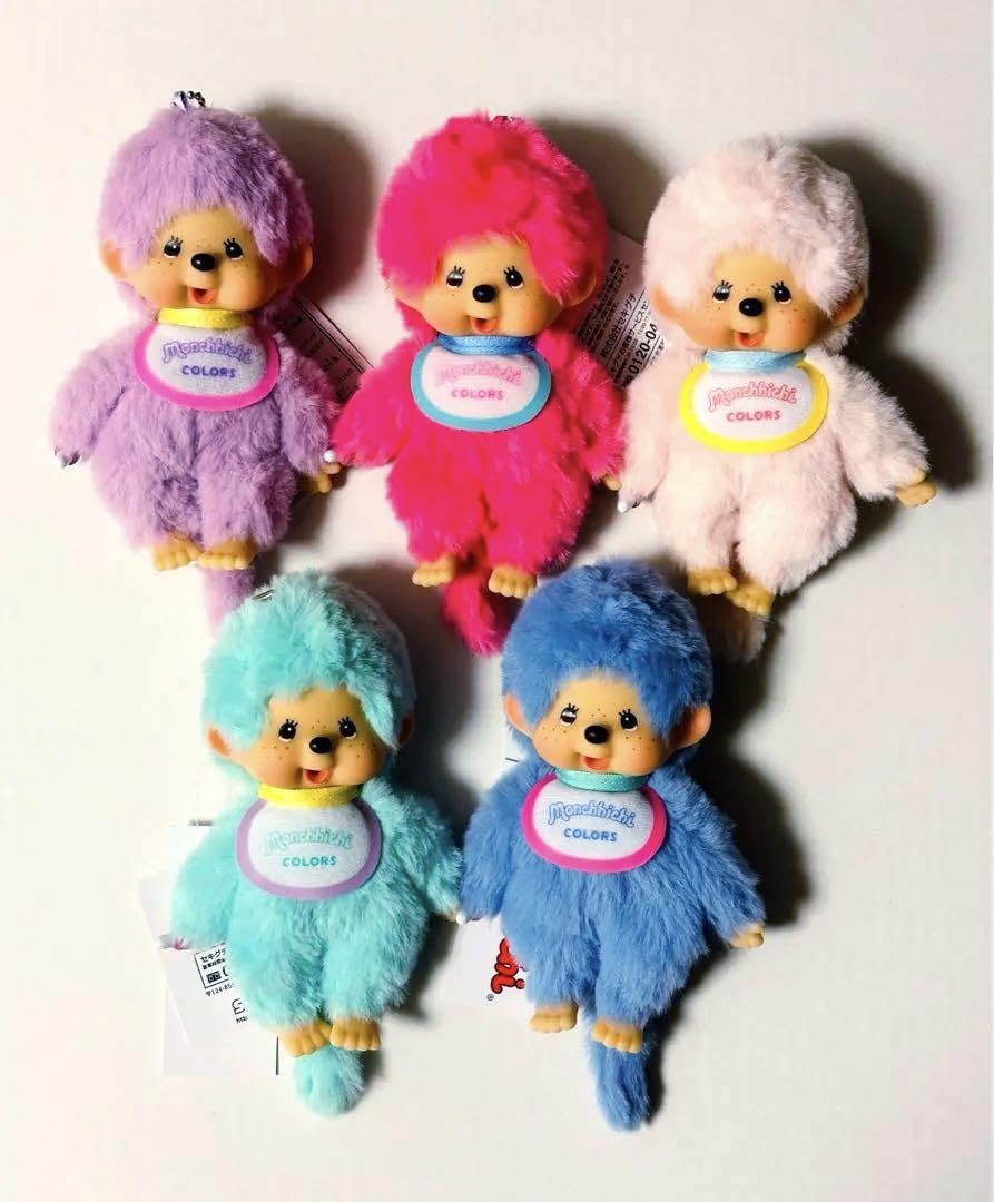 新品】 モンチッチCOLORS キーチェーン 5体セット